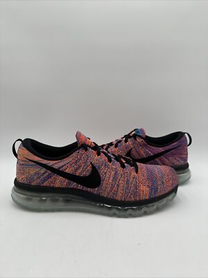Nike Flyknit Air Max Concord Crimson Shoes 620469-404 Sneakers Men\'s Size 9.5 Nike Air Max Flyknit  main image 2