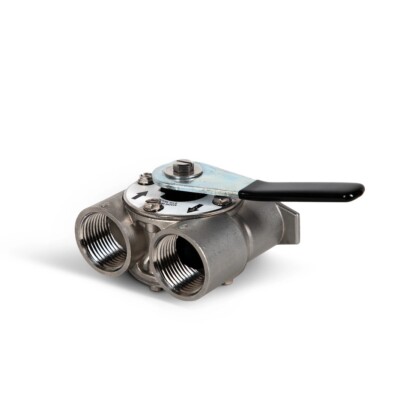 1 '' Stainless Steel Bypass Valve for Fleck 5600, 2510, 9100, 9000 1''