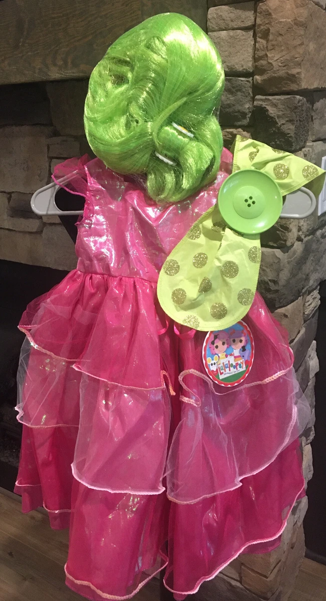 New Lalaloopsy Deluxe Pix E Child Costume with Wig Dress Up Size