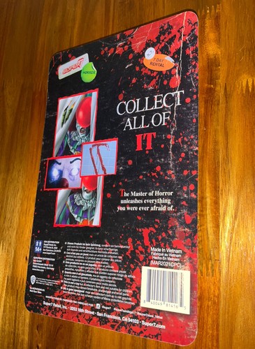 Pennywise Super 7 ReAction Figure Horror IT The Movie New - Picture 12 of 15