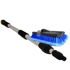 10" /13" Car Wash Brush head with 68" Flow-Thru Telescoping Handle