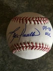 Yankees Lou Piniella signed official MLB Baseball 77-78 WSC Inscription W/COA