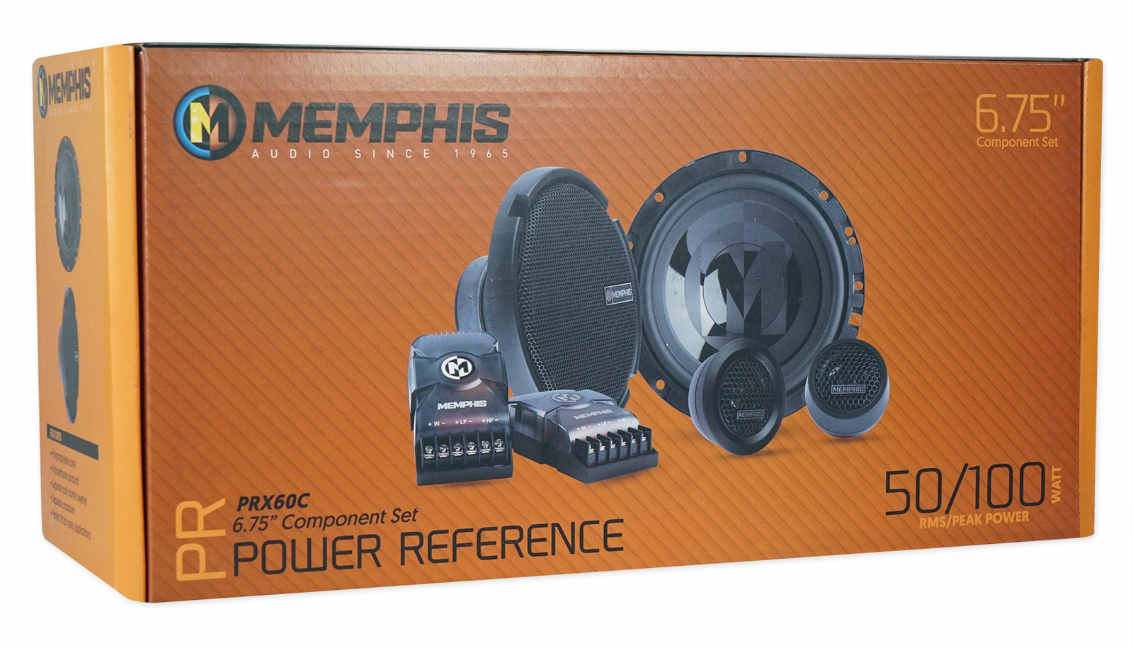 Пара компонентов Memphis Audio PRX60C 65 Динамики PRX5 525 Звуковой комплект ROCKMAT