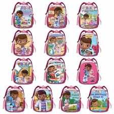 3D Girls Doc McStuffins Backpack School Bag Daypack 12 Inch Kids Pink