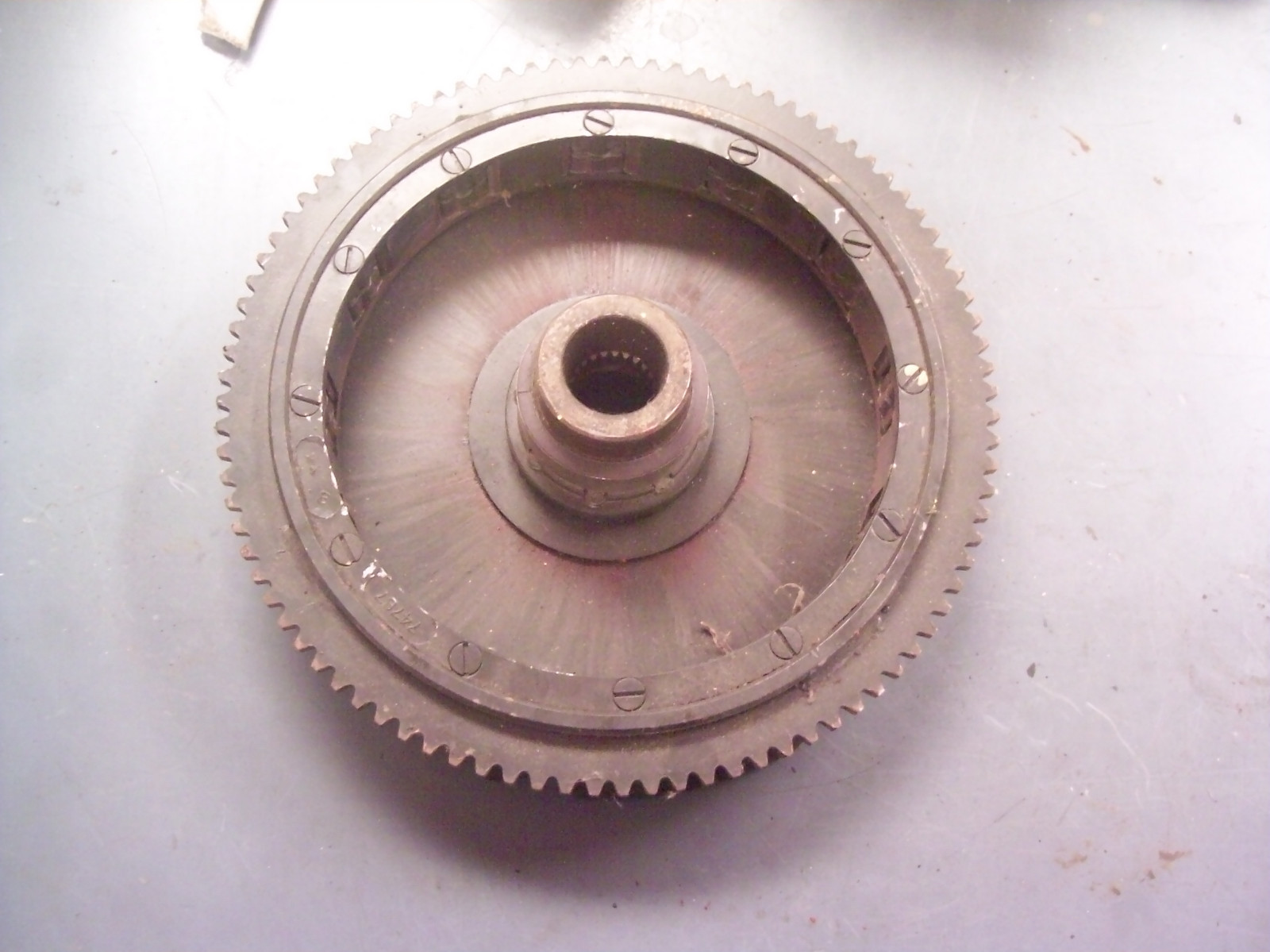 Flywheel from Mercury outboard motor 4 cylinder 2488722A6 eBay