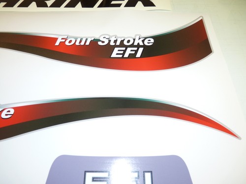 Mariner 50 HP EFI four stroke outboard engine decal sticker set kit reproduction - Picture 3 of 6