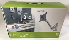 Kanto DMS1000 Desktop Monitor Mount 17-inch to 32-inch displays (Silver)