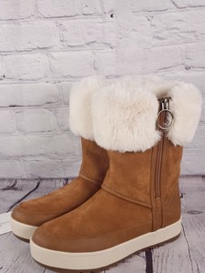 KOOLABURRA por Ugg-de Ante Piel Sintética Botas Altas-tynlee-Castaño-Talla  6 M | eBay