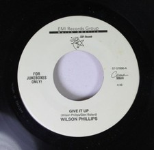 Pop 45 Wilson Phillips - Give It Up / Daniel On Emi Records Group North America