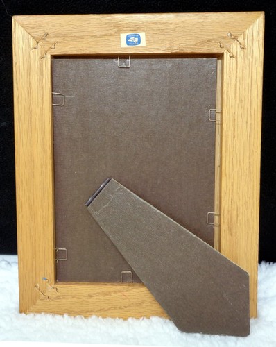 Oak Wood-Look 7.5 x 9.5 Picture Frame (I Heart Grandpa) - Picture 3 of 3