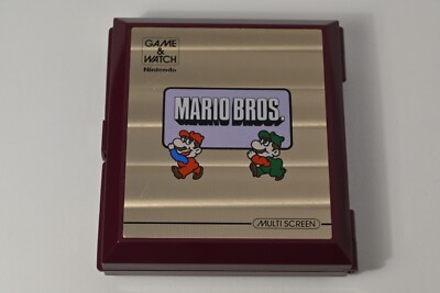 Vintage Nintendo Game And Watch Mario Bros electronic