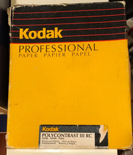 Kodak Polycontrast III RC 8x10 Glossy 41 Sheets Photo Paper