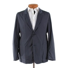 Belvest NWD Polyamide Sport Coat / Jacket Size 52R 42R US In Solid Blue