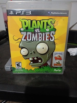 Plants vs. Zombies PS3 Blu-ray PopCap Game with Manual in Case