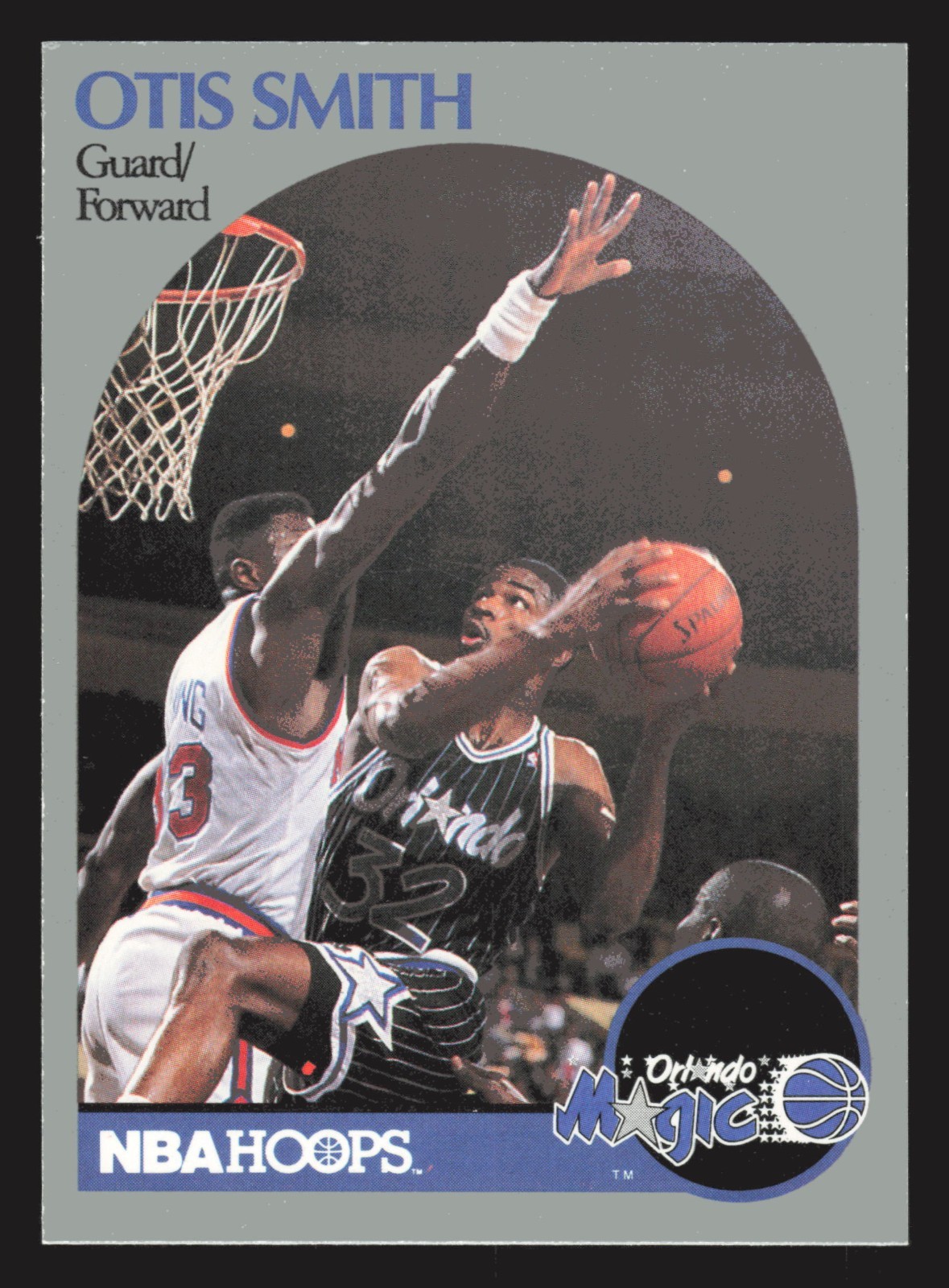 Otis Smith 1990-91 Hoops #221 Orlando Magic NBA Basketball Card