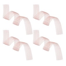 4 Pcs Pointe Shoe Elastic Ribbon Dance Stretch Bands for Flexibility Shoes Rope