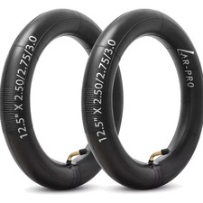 12.5 x 2.5/2.75/3.0 Scooter Inner Tubes with TR87 Angled Valve Stems Heavy-...