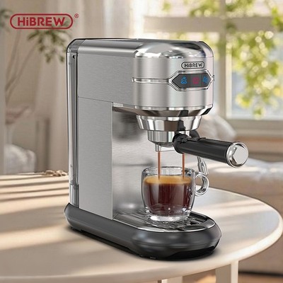 HiBREW H11 Semi Auto Espresso Machine 20 Bar ESE Pod & Ground Coffee Super Slim