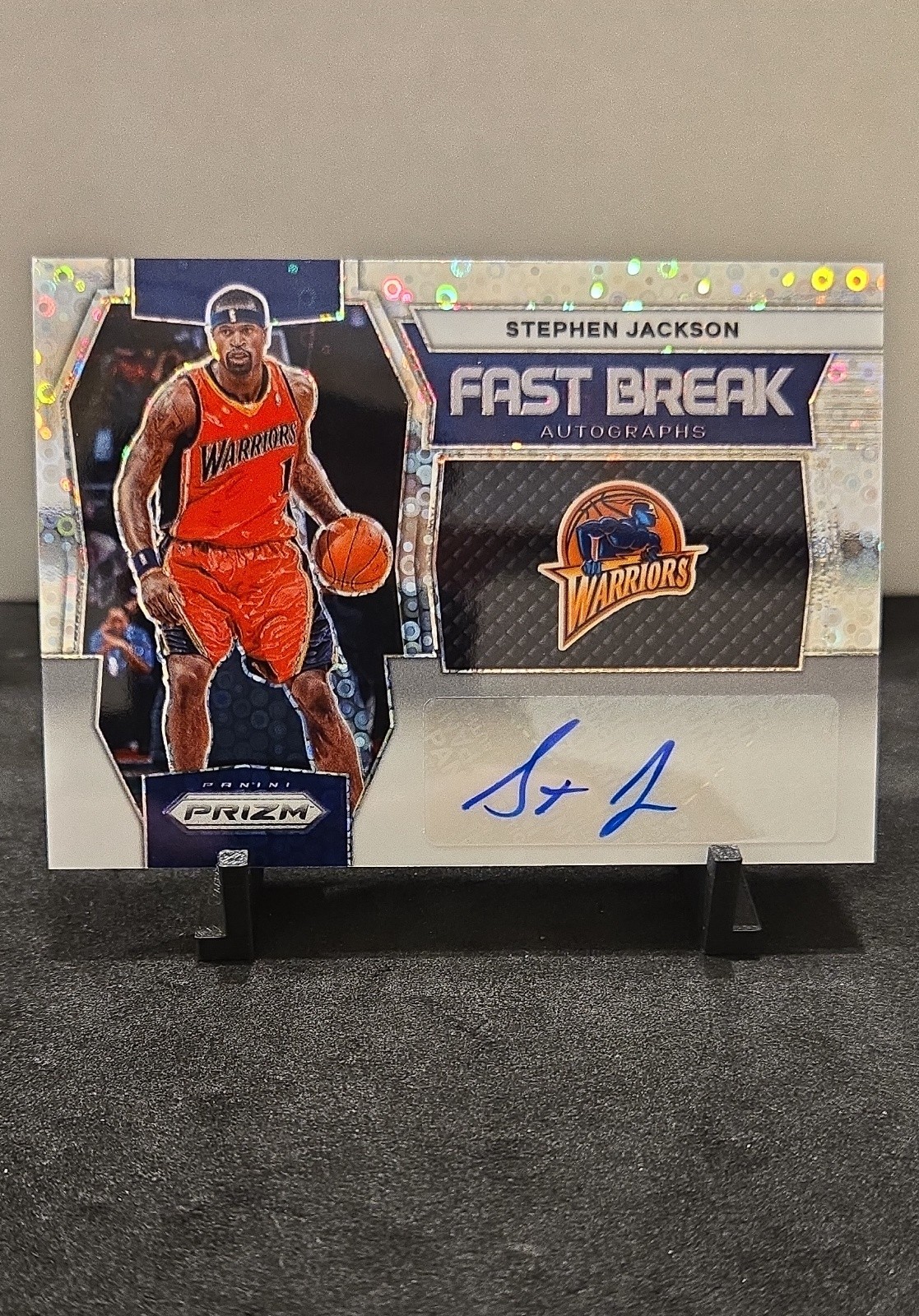 2023-24 Panini Prizm - Fast Break Autographs Stephen Jackson #FB-SJG (AU)