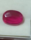 NATURAL EARTH MINED GGL CERTIFIED GEM TESTED HEATED OVAL RED RUBY 8.62 CTS. — photo 6