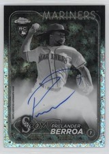 2024 Chrome Black & White Mini-Diamond Refractor Prelander Berroa Auto 12kh