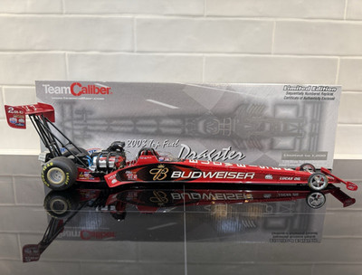 2003 Team Caliber Brandon Bernstein Budweiser Top Fuel Dragster 1:24 w/ COA