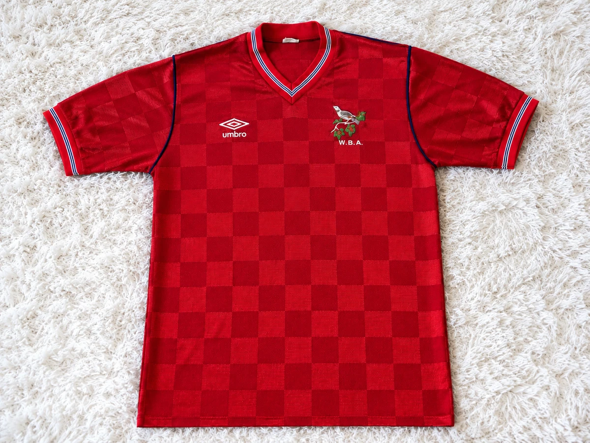West Bromwich Albion Red Memorabilia Football Shirts (English