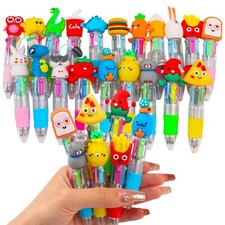 20Pcs Mini Multicolor Pens in One 4in1 Cute Pens Bulk for Kids, Fun Kawaii Ba...