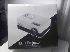 Portable Mini Projector High Resolution Black and White w/ Remote