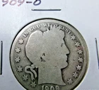 1908 O-SILVER O Barber Half Dollar VERY NICE