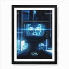 Aihrgdesign A Vintage Technology Po Framed Wall Art Poster Canvas Print Picture