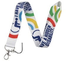 I Have a Hidden Disability Medical Notice Alert Announcement Invisible Lanyard