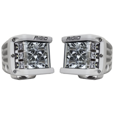 #ad Rigid 862113 D SS PRO Flood White Square LED Lights Pair Kit Set White Aluminum $413.99