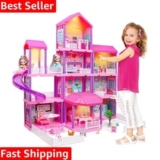 Interactive DIY Miniature Dollhouse with 11 Rooms & 2 Dolls - Perfect Gift 2025