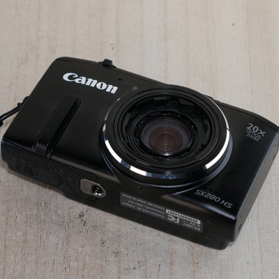 ジャンク品　Canon PowerShot SX280HS ブラック Canon PowerShot SX280 HS 12.1MP Digital Camera - Black for sale