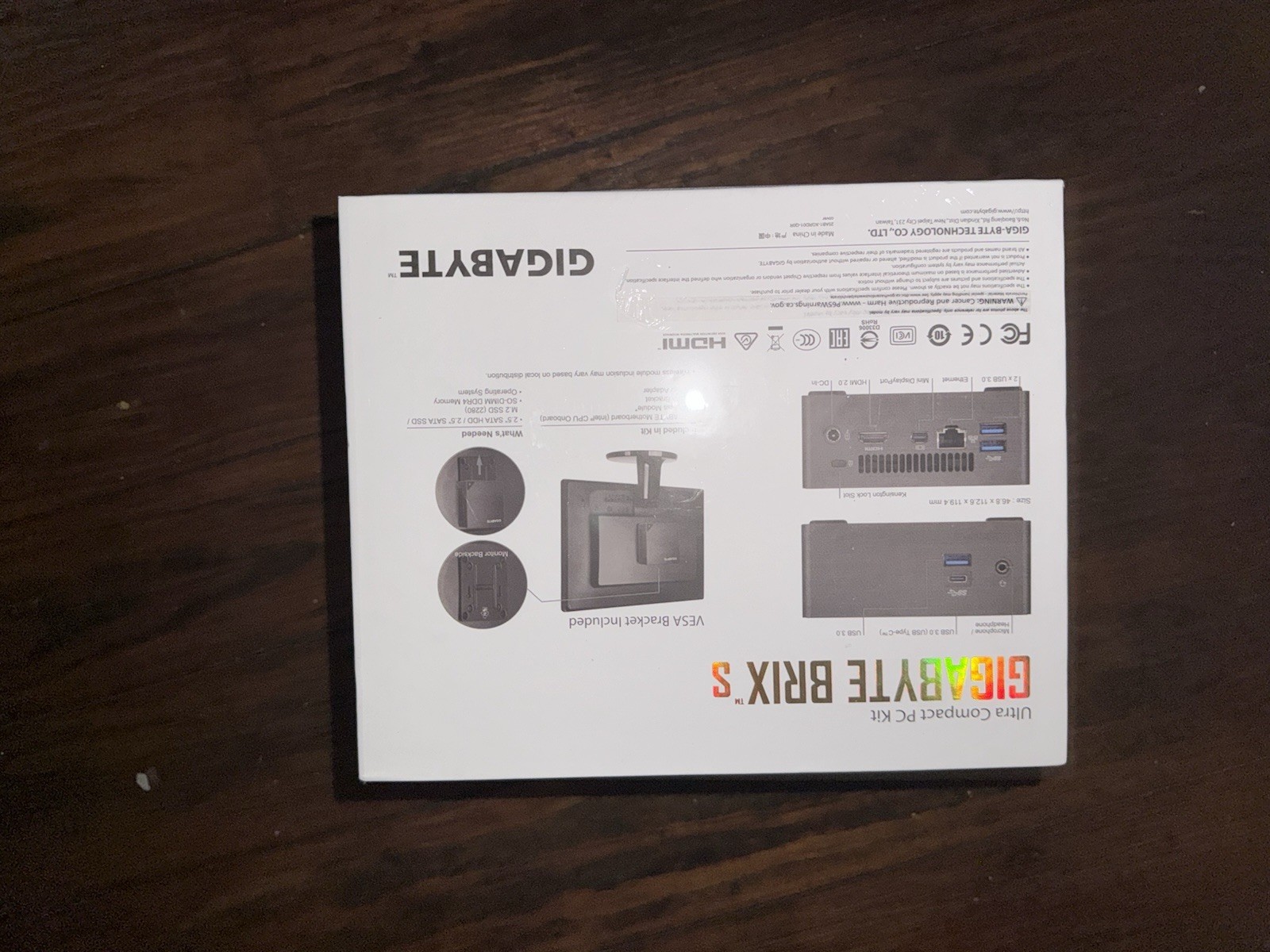 Gigabyte Brix S GB-BKi5HA-7200 Ultra Compact PC 16GB RAM