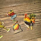 Vintage Victorian Circus Die-Cut Scraps Lot Clowns Elephant Rooster 1880s Gems — photo 5