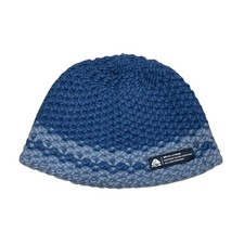 90 00S Nike Acg Beanie Blue Gray Stripes Two Tone Men Hat Accessory Original Col