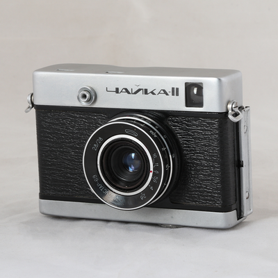 ★CHAJKA-Ⅱ ロシア製カメラ チャイカ-II 28ｍｍ2.8 Vintage Genuine Chajka-II Chaika 2 Half Frame 35mm Viewfinder
