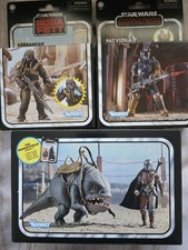 Star Wars Vintage Collection Blurrg The Mandalorian Paz Vizsla Black Krrsantan