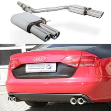 FOX Endschalldämpfer je 2x90 für Audi A4 B8 Limo Avant Front 1.8l TFSI 2.0l TDI