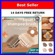 Silicone Scalp Massage Shampoo Brush Hair Washing Shower Comb