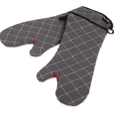 San Jamar 800FG17BK 17 in. WebGuard Plus Bestguard Oven Mitt - BK (1-Pair) New