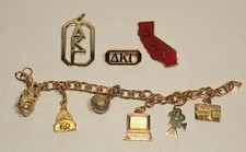 DKG Delta Kappa Gamma Jewelry Lot Pendant Bro...