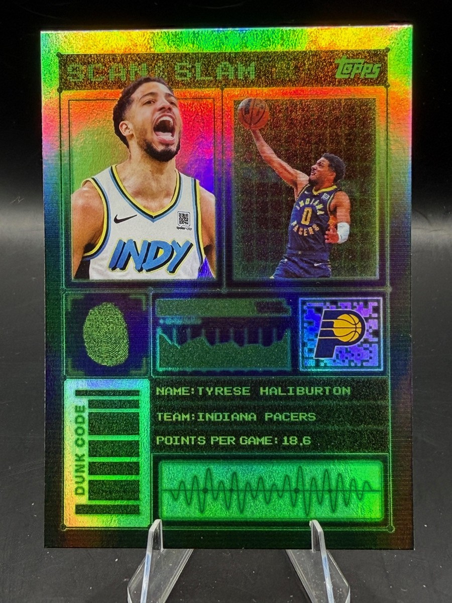 Tyrese Haliburton 2025-26 Topps Scan and Slam #SS-18 Indiana