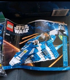 Lego Star Wars Plo Koon's Jedi Starfighter [Set 8093] Read Description