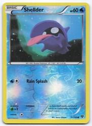 Shellder 31/146 XY Base Set Reverse Holo Common