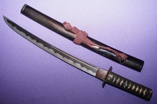 Oct(95) Antique Japanese Sword Naminohira Yamato No Kami Yasukuni Wakizashi