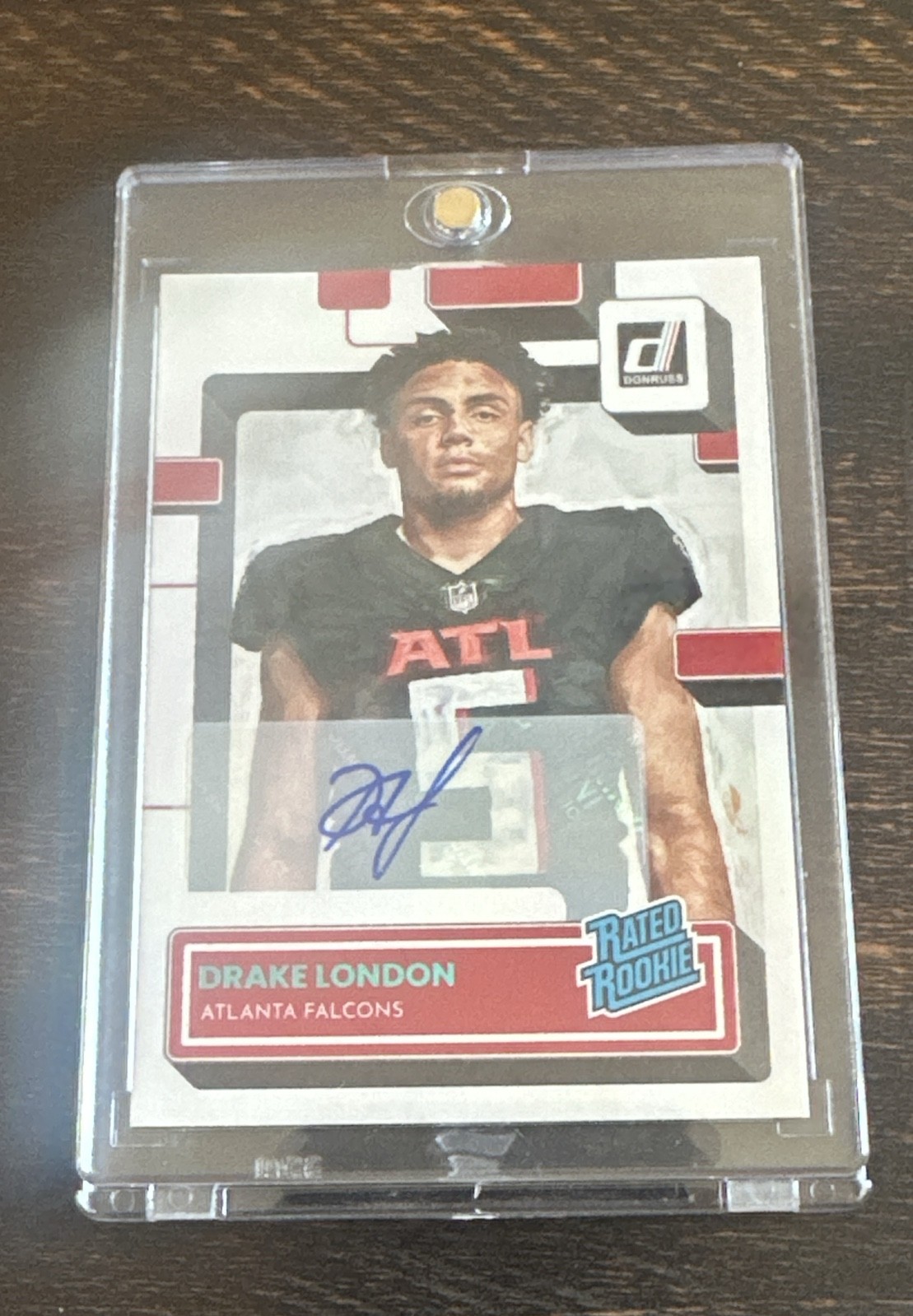 2022 Panini Donruss - Rated Rookie Drake London #307 Portrait Autographs /49...