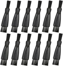 12 Pcs Electric Razor Brush, Shaver Cleaning Double-Head Shaving Black